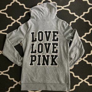 Women's PINK Victoria's Secret Zip Down Hoodie